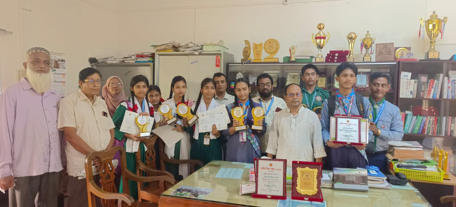 জাতীয় শিক্ষা সপ্তাহ–২০২৬ উপলক্ষে পুরস্কারপ্রাপ্ত শিক্ষার্থীদের অভিনন্দন